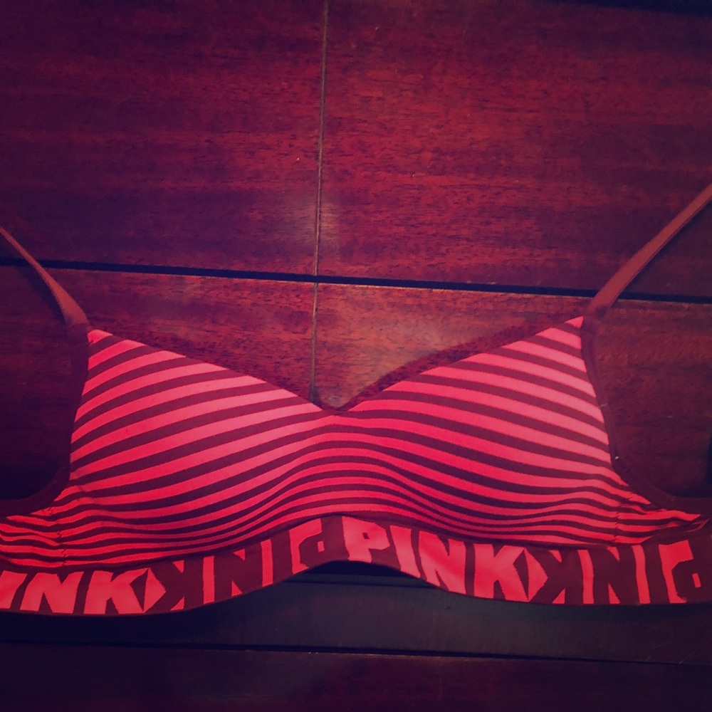 Pink bra